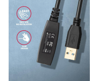 Axagon ADR-305, USB 3.2 Gen 1 A-M - A-F, repeater kabel, 5m - 1353400 - zdjęcie 1